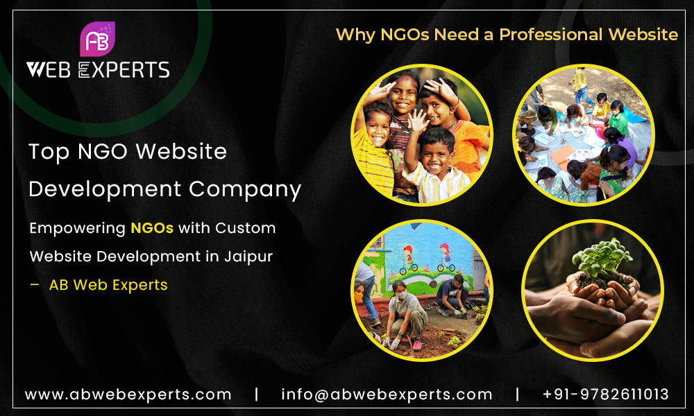 Top NGO Website Design & Development Company in Jaipur, India | AB Web Experts