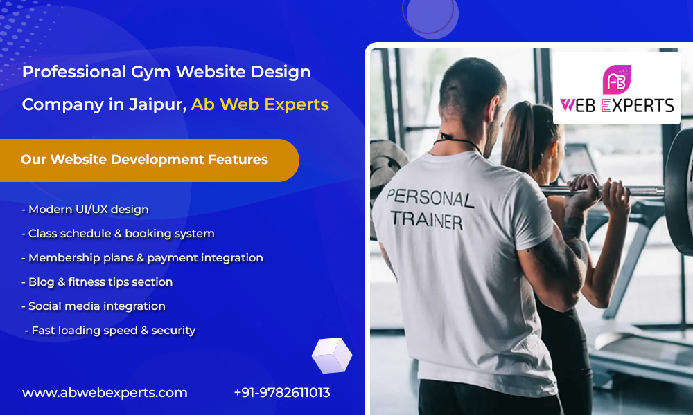 Professional Gym Website Design Company in Jaipur, Rajasthan – Ab Web Experts