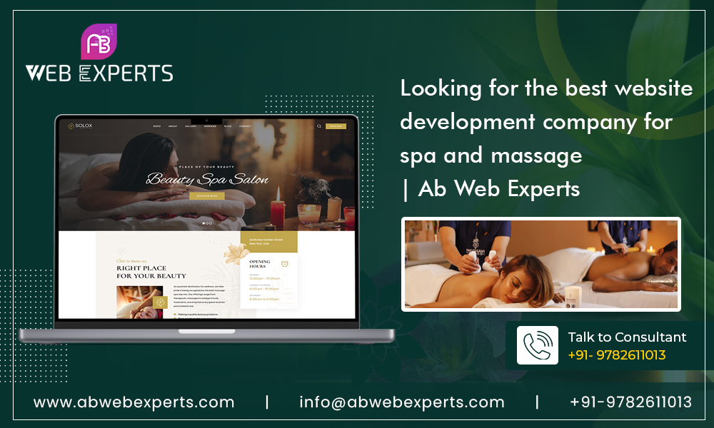 Website Designing & Development Company for Spa and Massage in Jaipur | Ab Web Experts