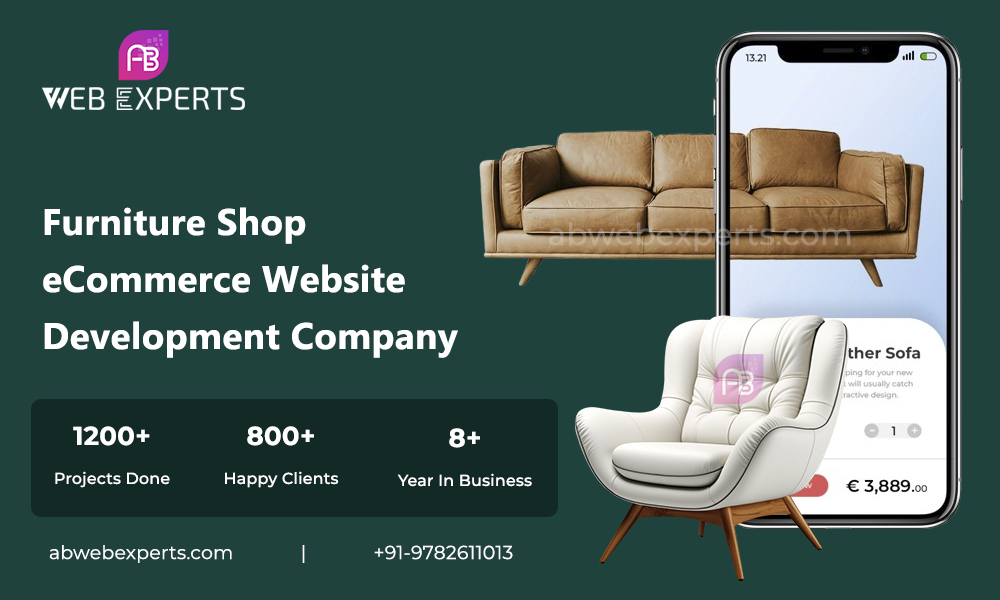Furniture Shop eCommerce Website Development Company in Jaipur – Build Your Online Furniture Store with Ease